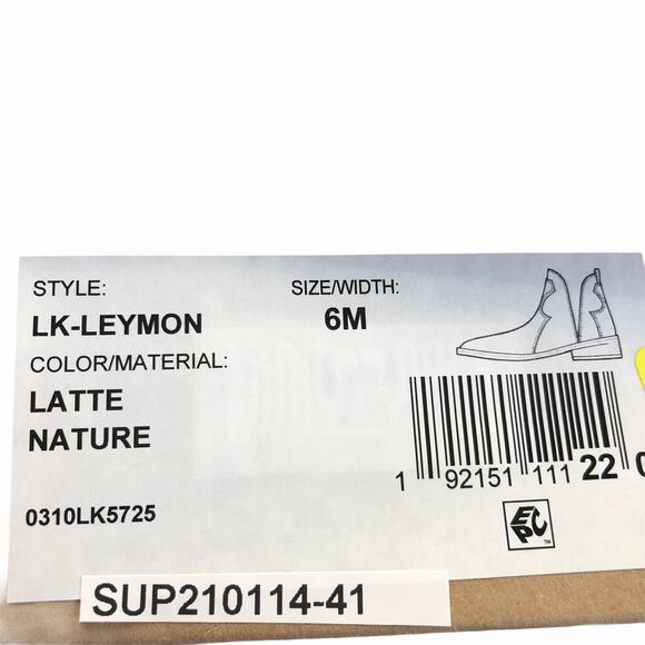 Lucky Brand Leymon Western Bootie, 6 M - Brown - Picture 7 of 7